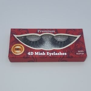 4D Mink Eyelashes - Black